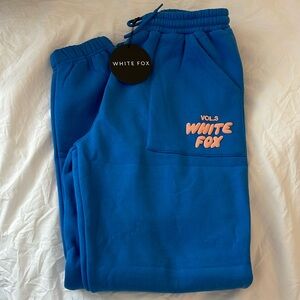 White fox sweatpants